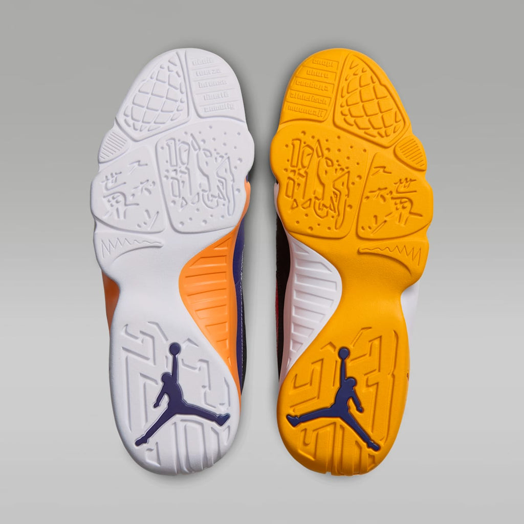 Air Jordan 9 Retro Low Men's Shoes - Black/Deep Royal Blue/White/Challenge Red - Image 11