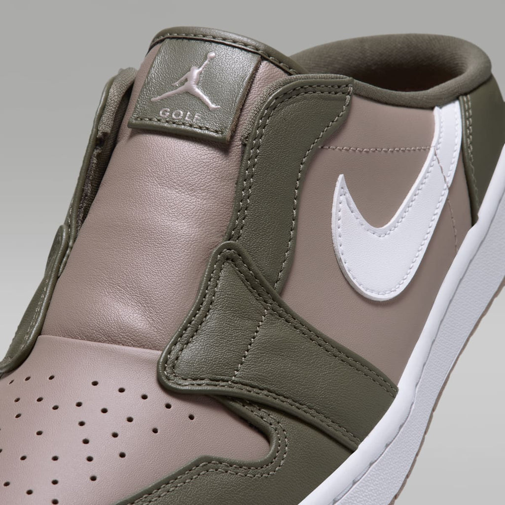 Women's Air Jordan Mule Golf Shoes - Medium Olive/Khaki/White