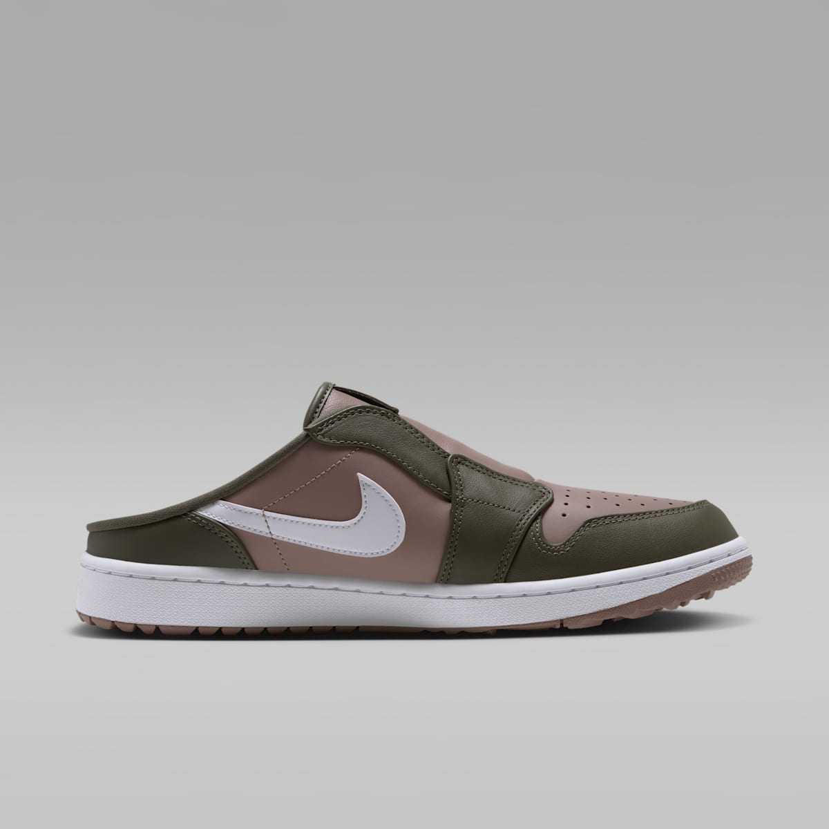 Women's Air Jordan Mule Golf Shoes - Medium Olive/Khaki/White