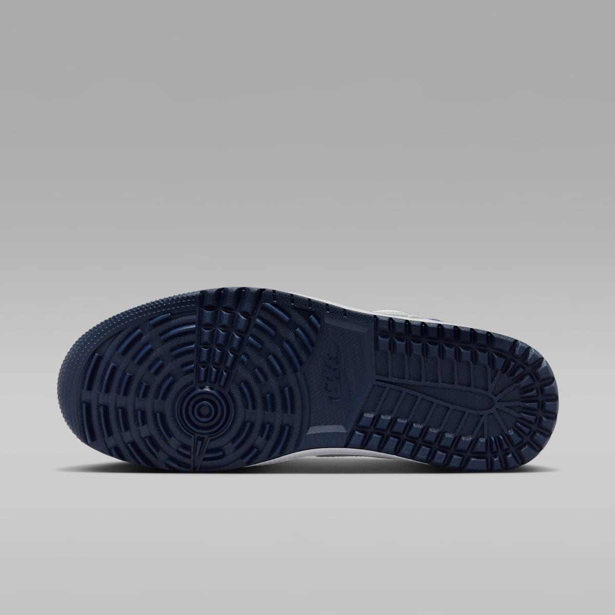 Air Jordan Mule Golf Shoes - White/Midnight Navy/Metallic Silver - Image 2