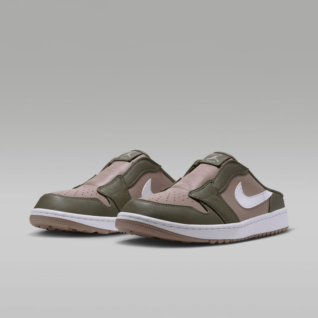 Air Jordan Mule Golf Shoes - Medium Olive/Khaki/White - Image 5
