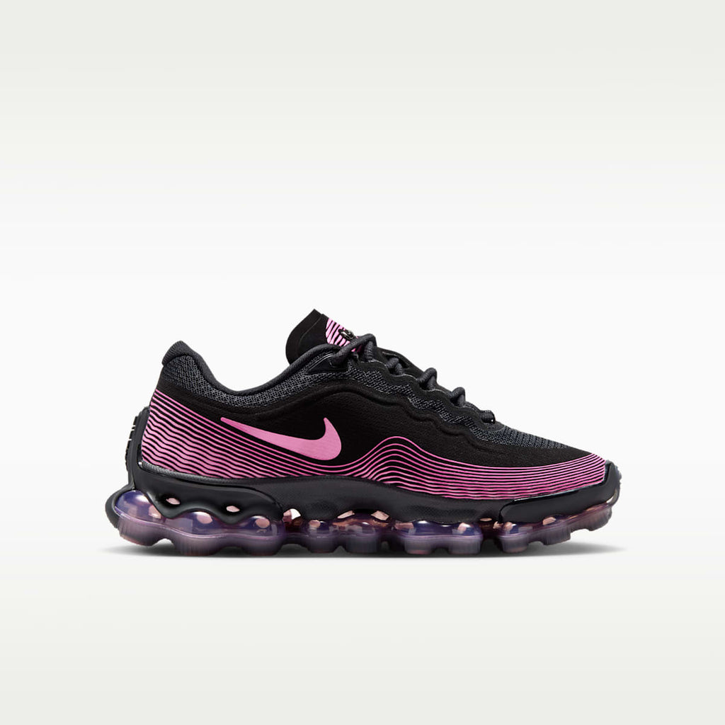 Nike Air Liquid Max Big Kids' Shoes - Black/Playful Pink/Pink Rise/Metallic Silver - Image 3