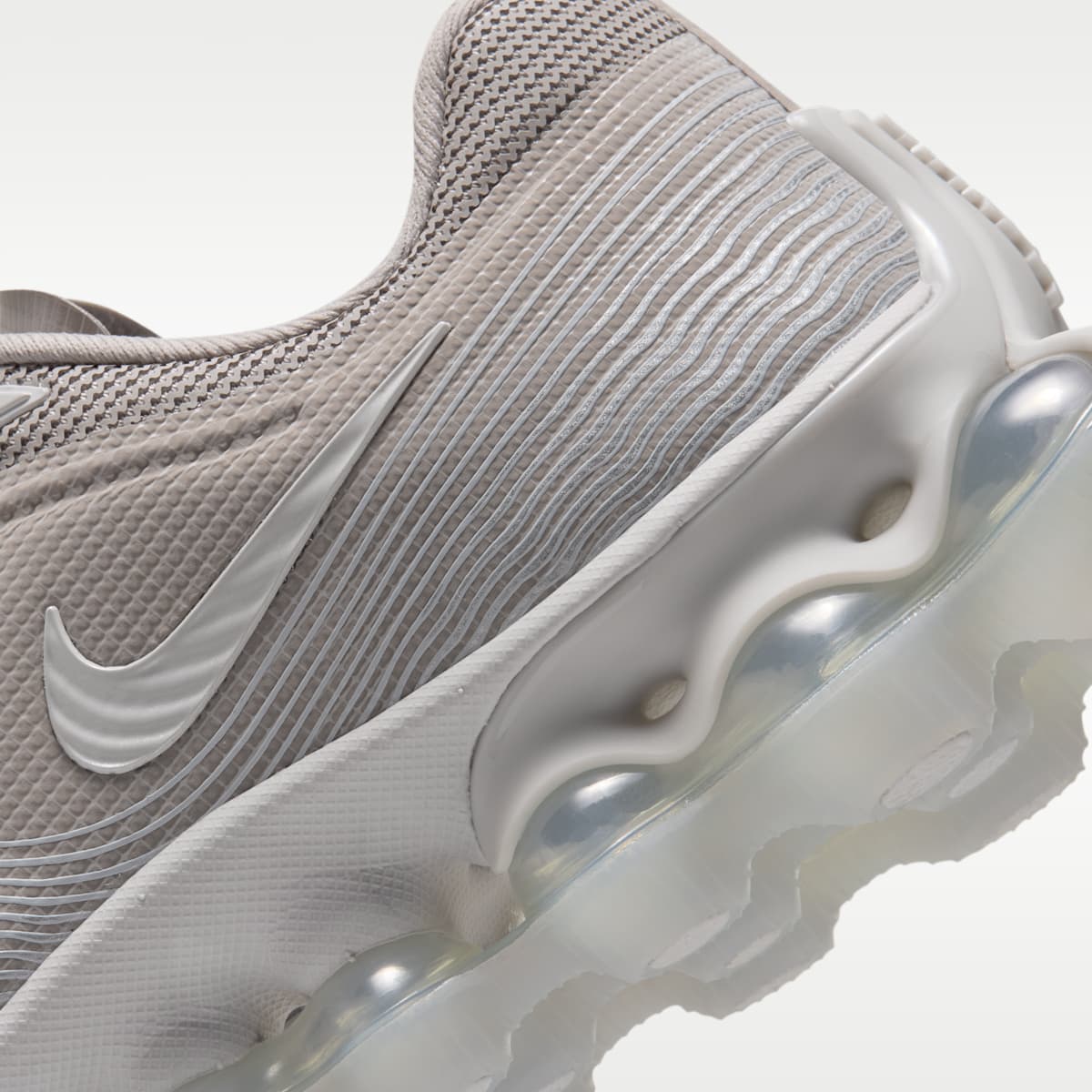 Nike Air Liquid Max Big Kids' Shoes - Moon Particle/Metallic Silver/Vast Grey - Image 8