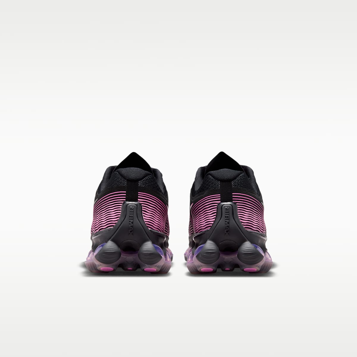 Nike Air Liquid Max Big Kids' Shoes - Black/Playful Pink/Pink Rise/Metallic Silver - Image 6