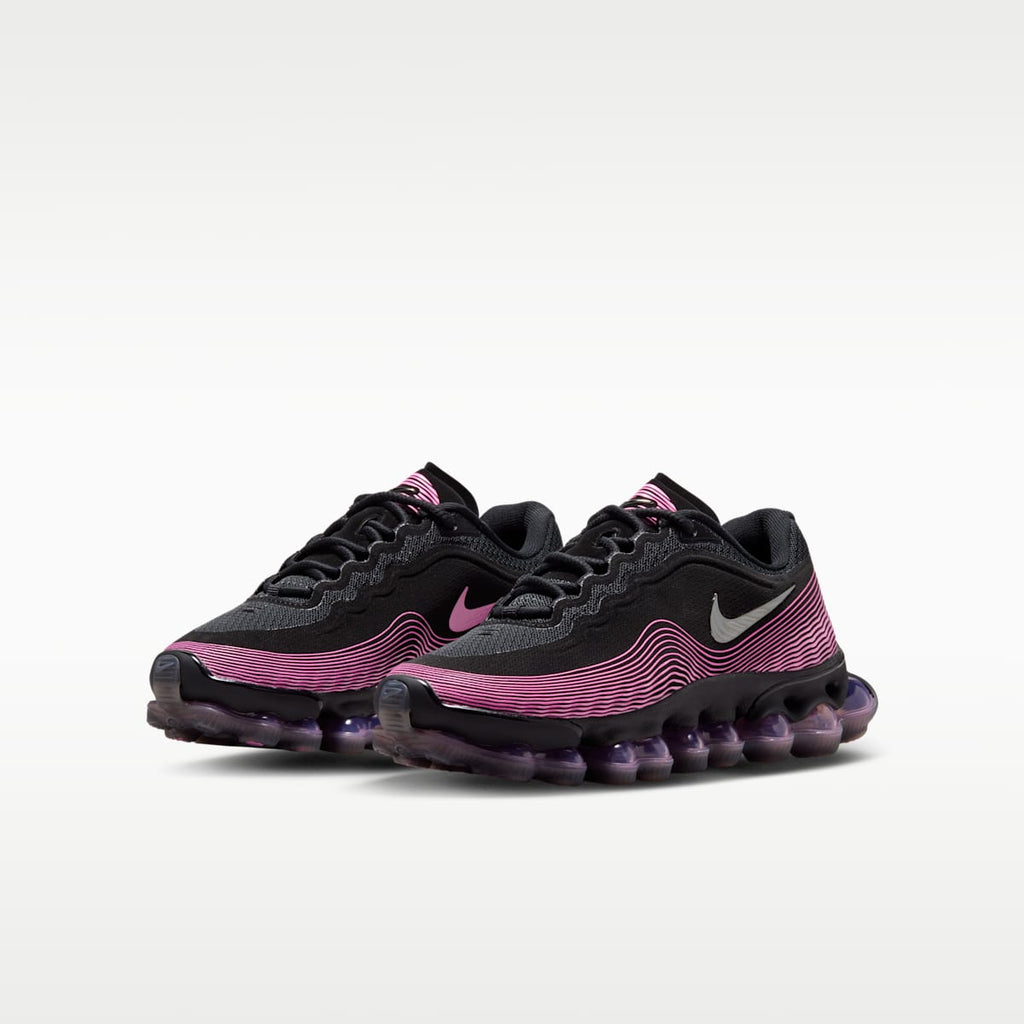 Nike Air Liquid Max Big Kids' Shoes - Black/Playful Pink/Pink Rise/Metallic Silver - Image 5