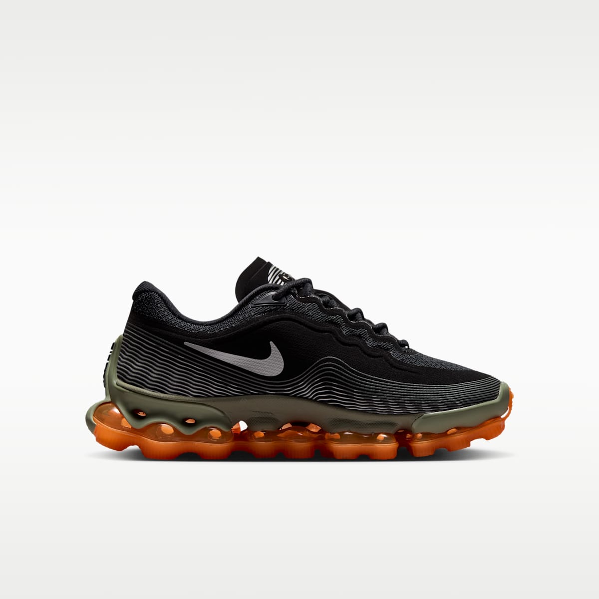 Nike Air Liquid Max Big Kids' Shoes - Black/Light Army/Pure Platinum/Metallic Silver