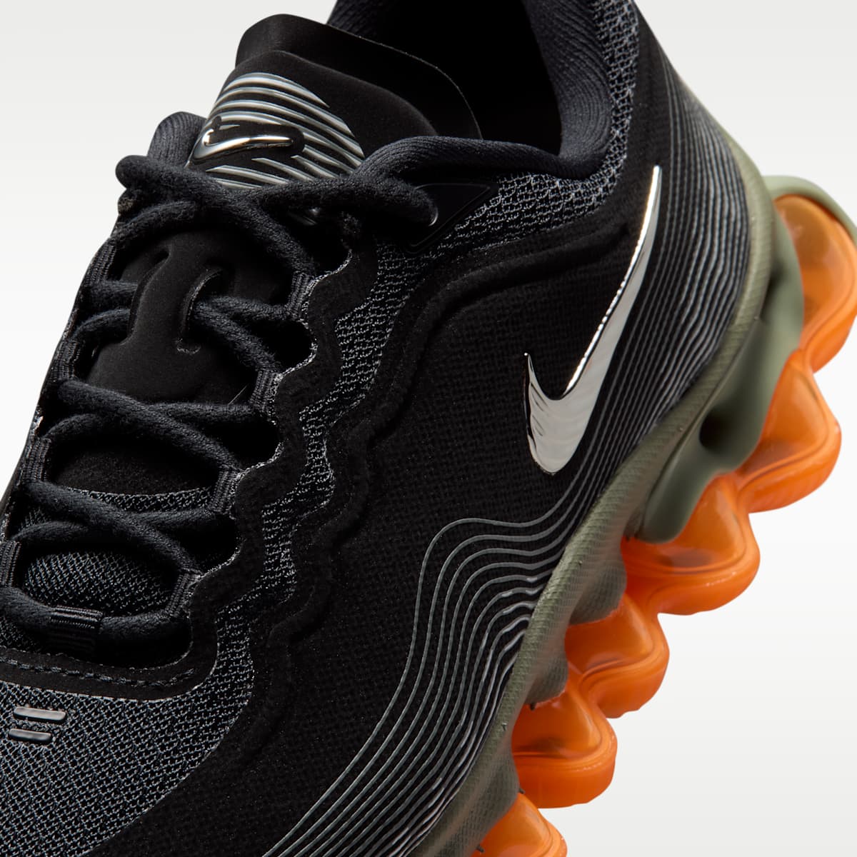 Nike Air Liquid Max Big Kids' Shoes - Black/Light Army/Pure Platinum/Metallic Silver