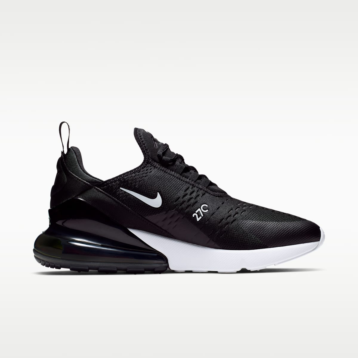 Nike Air Max 270 Men's Shoes - Black/White/Solar Red/Anthracite - Image 3