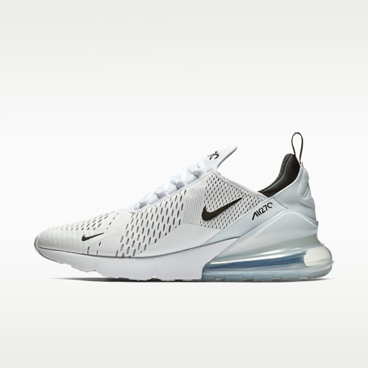 Nike Air Max 270 Men's Shoes - White/White/Black - Image 1
