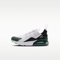 Nike Air Max 270 Little Kids' Shoes - White/Camo Green/Black/Pink Foam