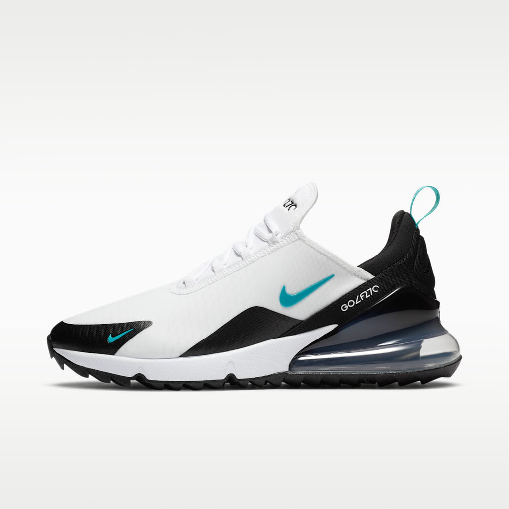 Nike Air Max 270 G Golf Shoe - White/Black/Metallic Silver/Dusty Cactus - Image 1