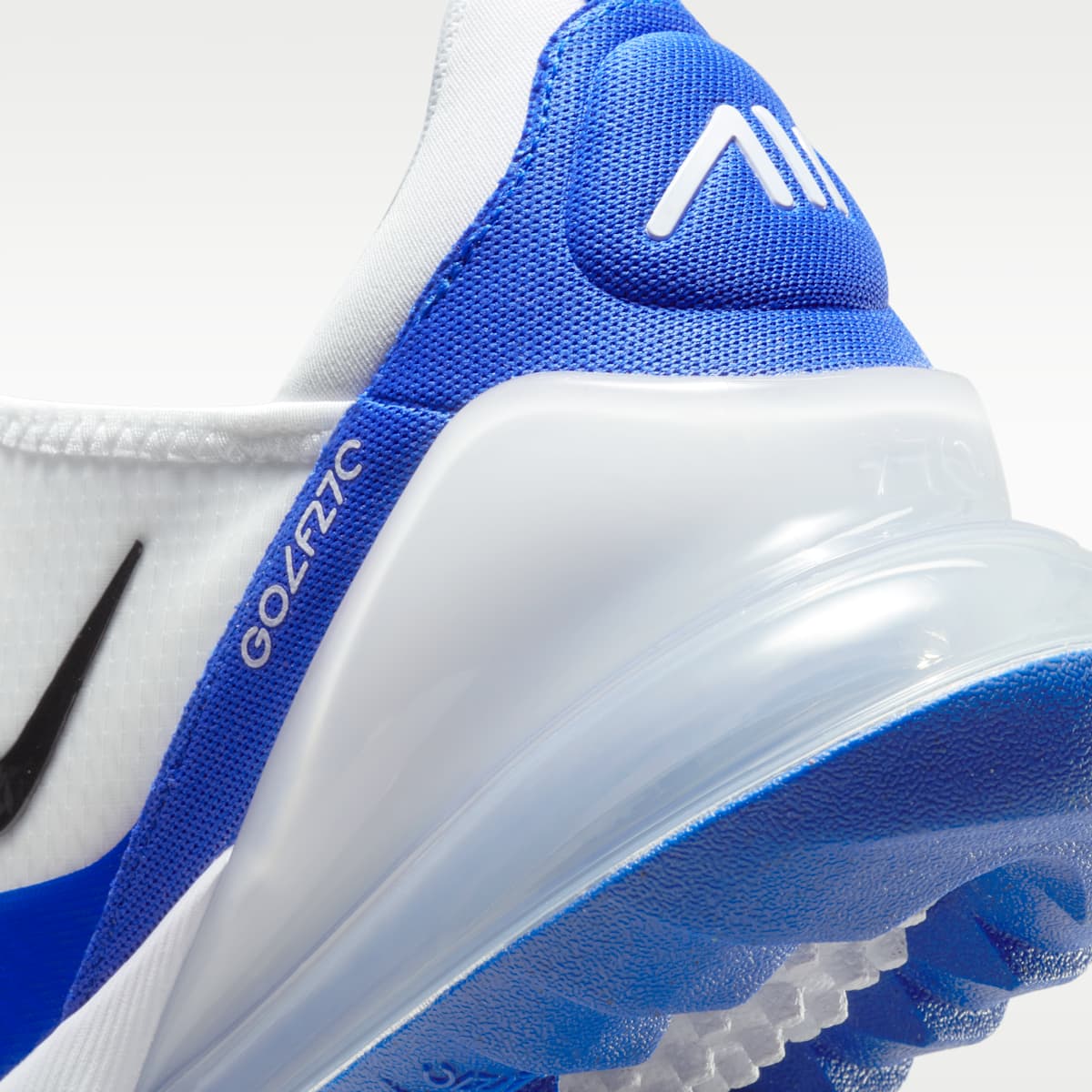 Women's Nike Air Max 270 G Golf Shoe - White/Racer Blue/Pure Platinum/Black