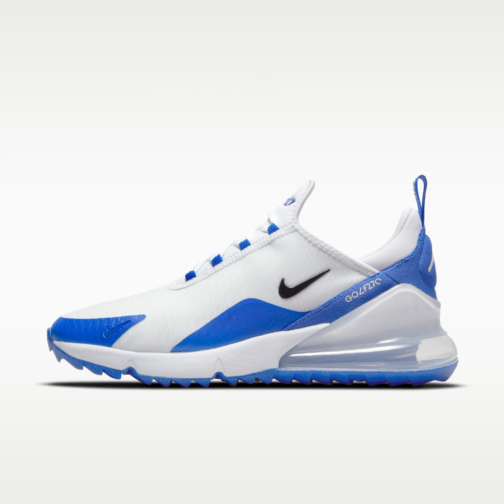 Nike Air Max 270 G Golf Shoe - White/Racer Blue/Pure Platinum/Black - Image 1
