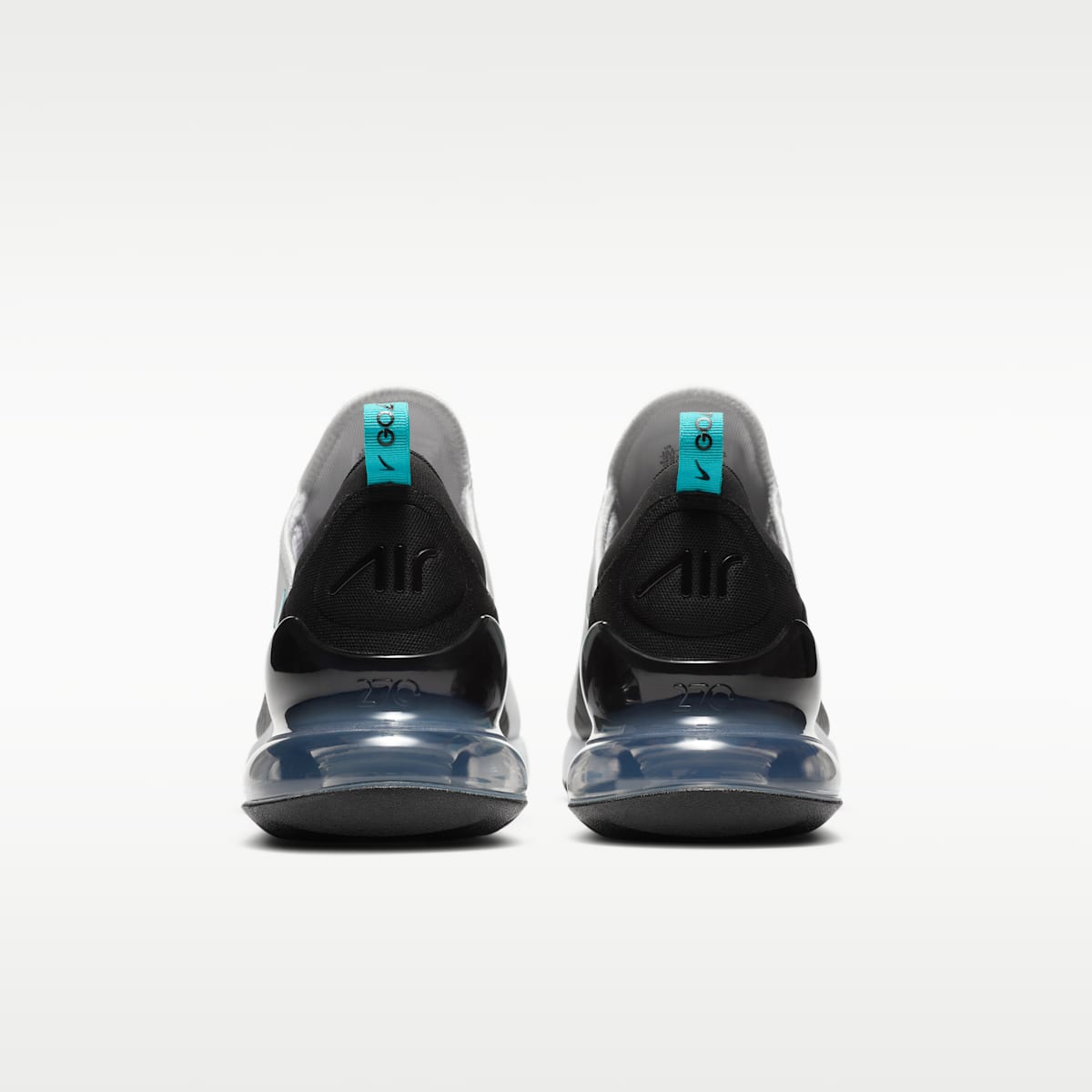 Women's Nike Air Max 270 G Golf Shoe - White/Black/Metallic Silver/Dusty Cactus