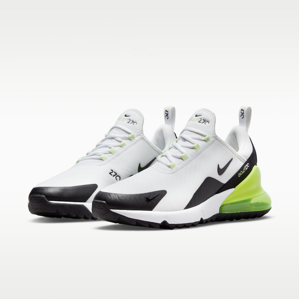 Nike Air Max 270 G Golf Shoe - White/Volt/Barely Volt/Black - Image 5