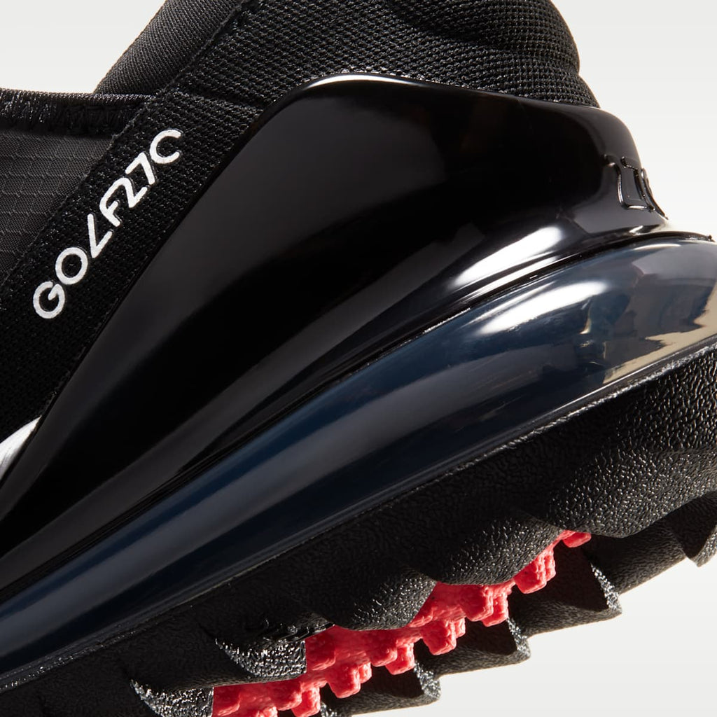 Nike Air Max 270 G Golf Shoe - Black/Hot Punch/White - Image 8