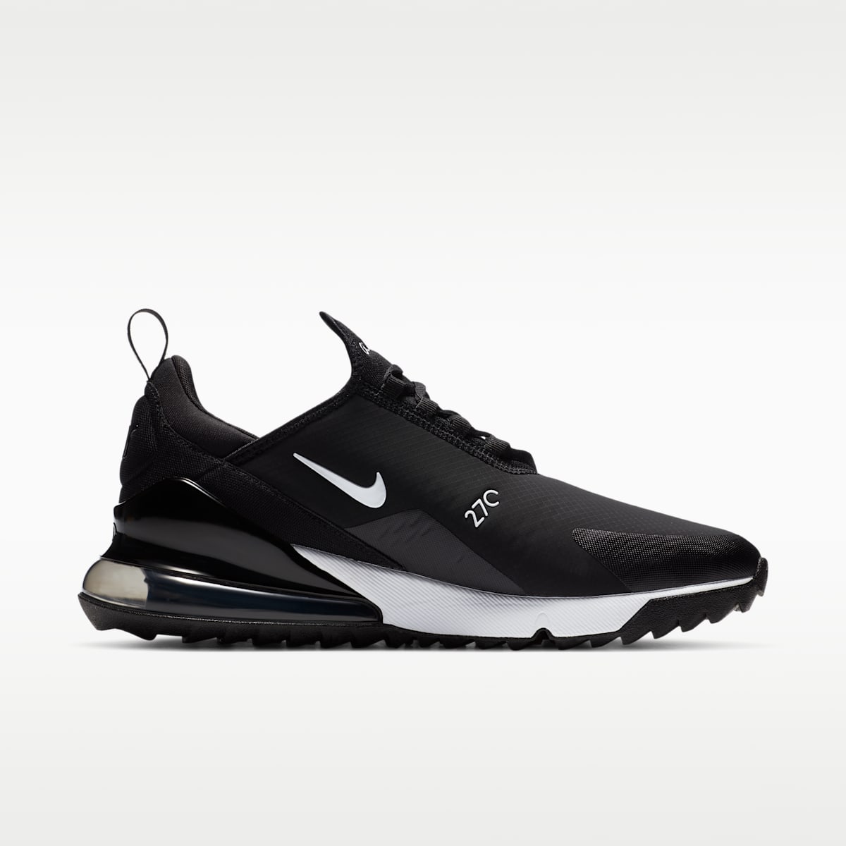 Nike Air Max 270 G Golf Shoe - Black/Hot Punch/White - Image 3