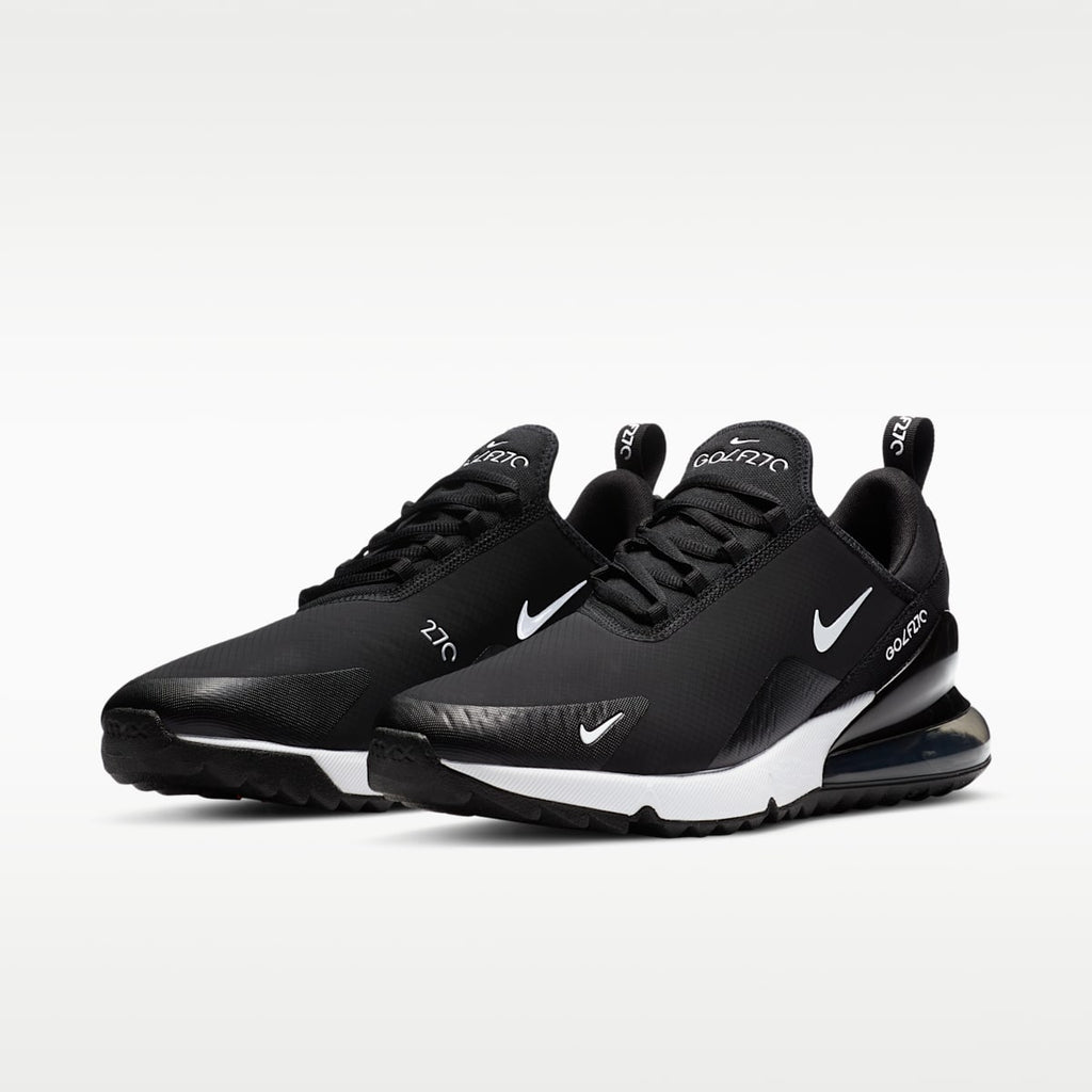 Women's Nike Air Max 270 G Golf Shoe - Black/Hot Punch/White