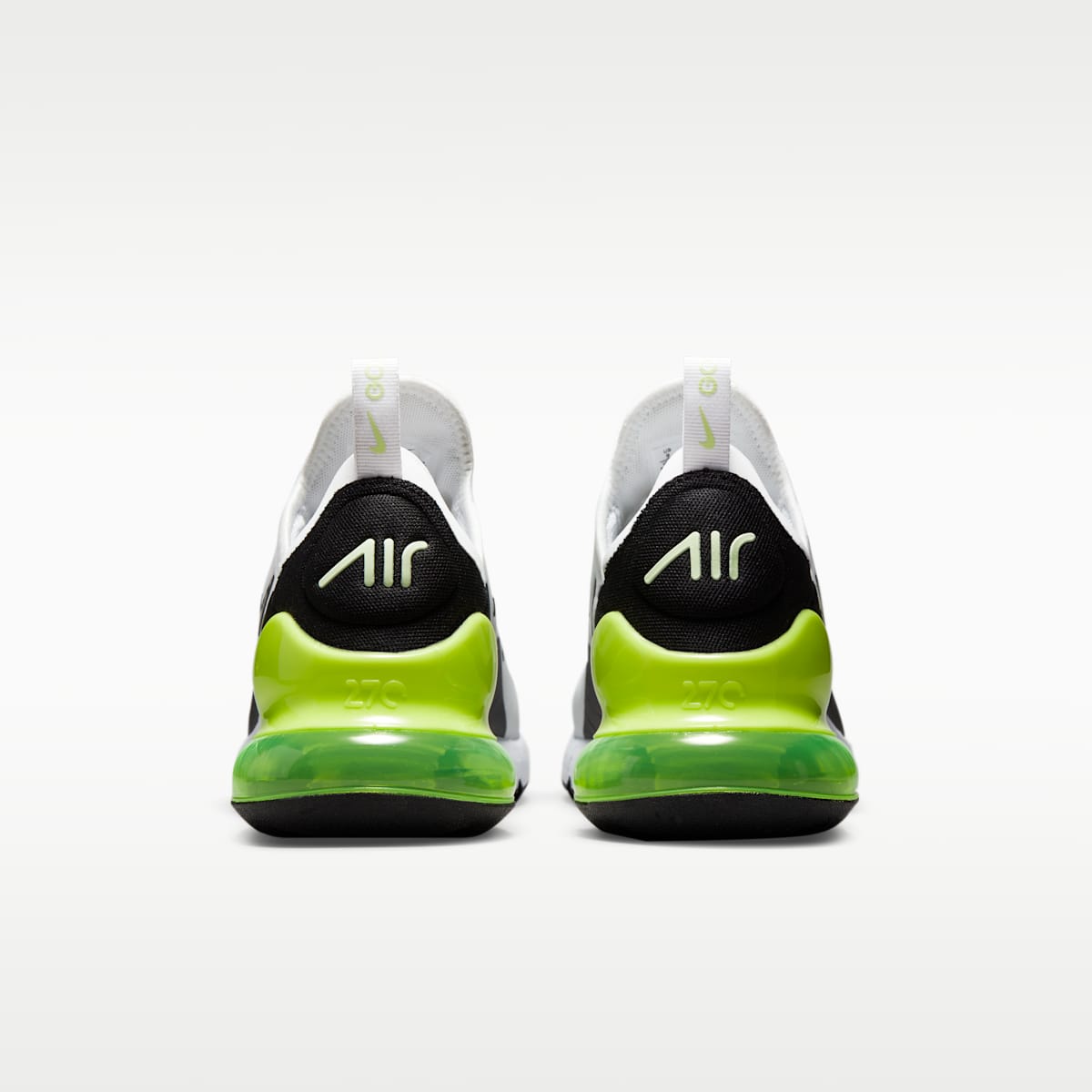 Nike Air Max 270 G Golf Shoe - White/Volt/Barely Volt/Black - Image 6