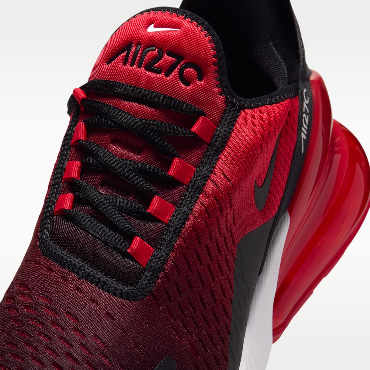 Nike Air Max 270 Men's Shoes - Black/Challenge Red/White/Black - Image 7