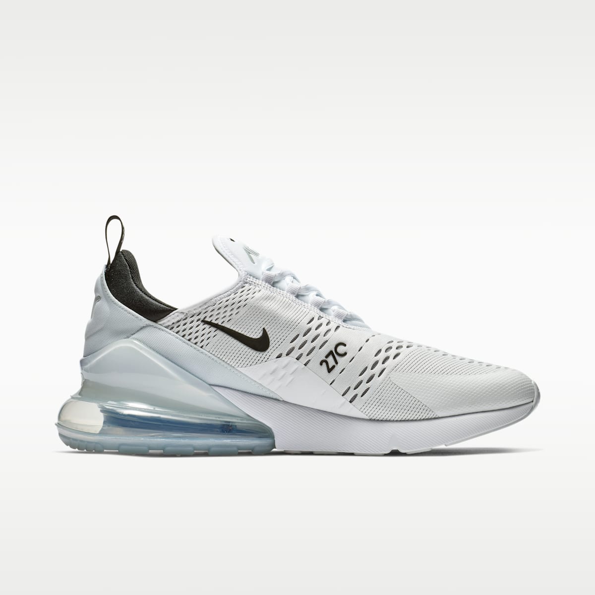Nike Air Max 270 Men's Shoes - White/White/Black - Image 2