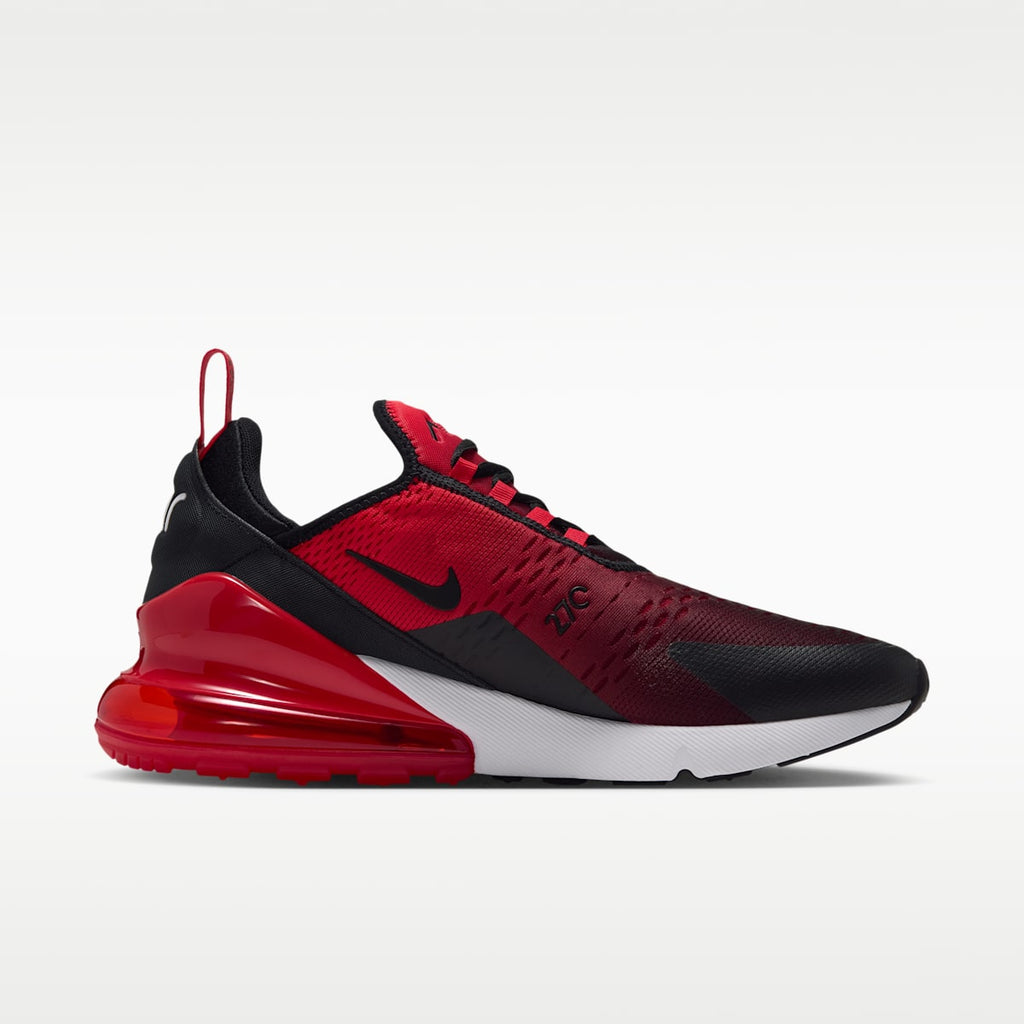 Nike Air Max 270 Men's Shoes - Black/Challenge Red/White/Black - Image 3