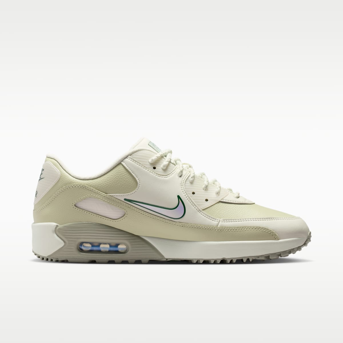 Women's Nike Air Max 90 G Golf Shoes - Sea Glass/Spruce Fog/Olive Aura/Fir