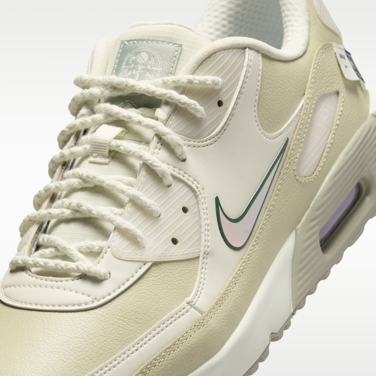 Women's Nike Air Max 90 G Golf Shoes - Sea Glass/Spruce Fog/Olive Aura/Fir