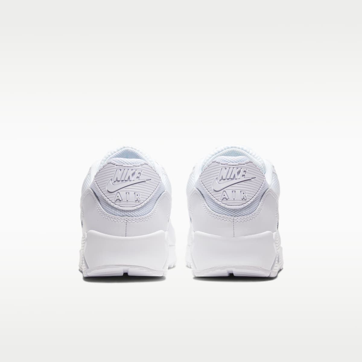 Nike Air Max 90 Men's Shoes - White/White/Wolf Grey/White - Image 6