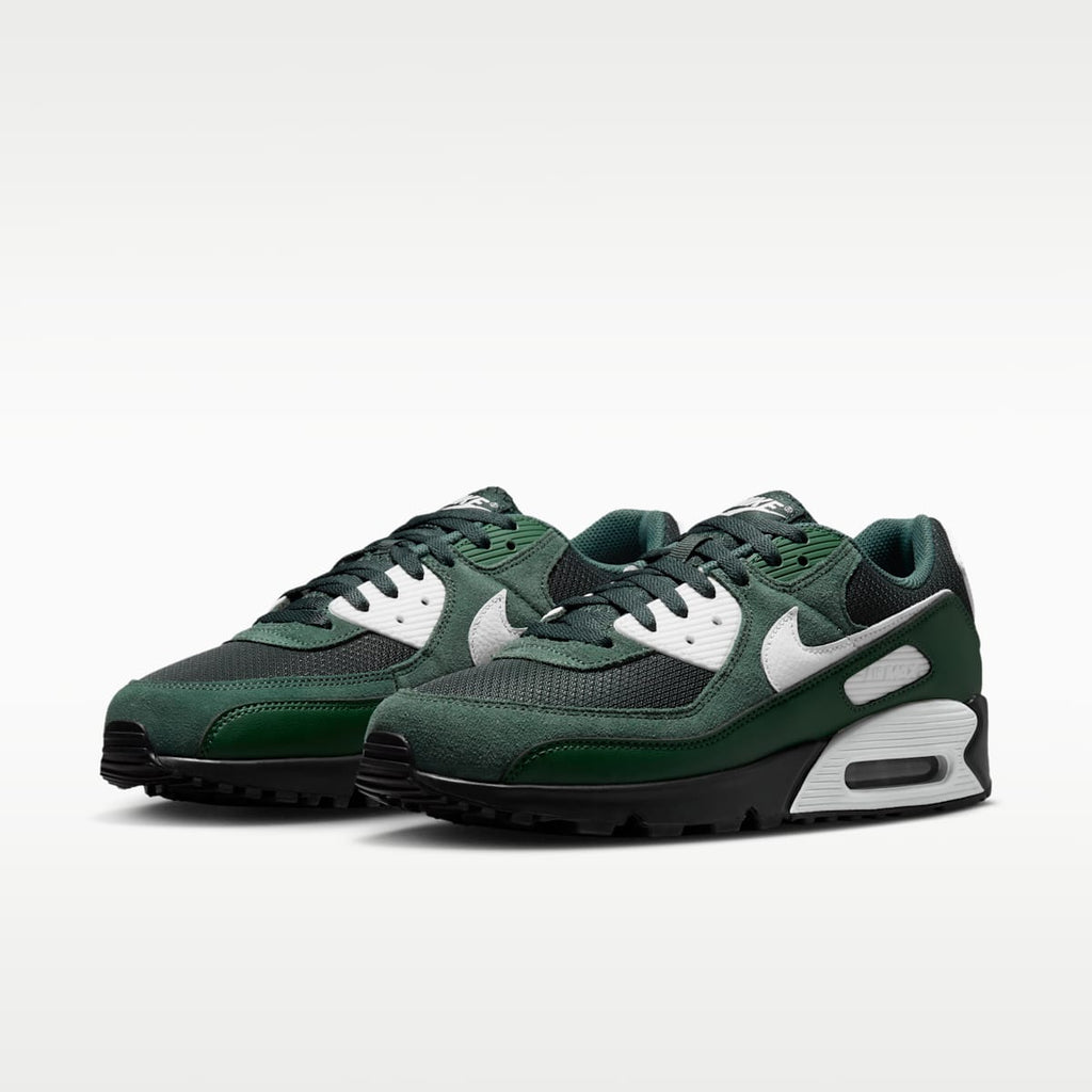 Nike Air Max 90 Men's Shoes - Black Spruce/Vintage Green/Fir/Summit White - Image 5
