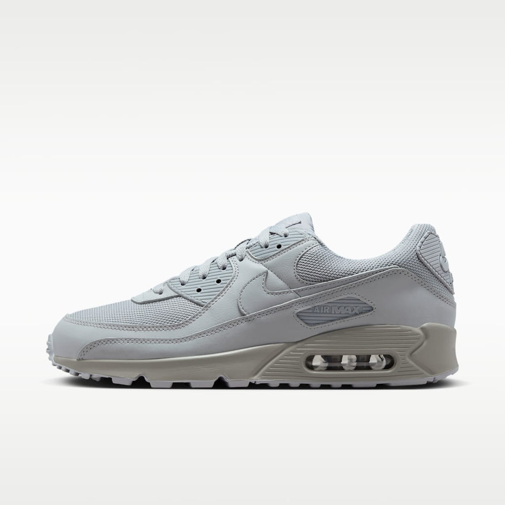 Nike Air Max 90 Men's Shoes - Wolf Grey/Black/White/Black - Image 1