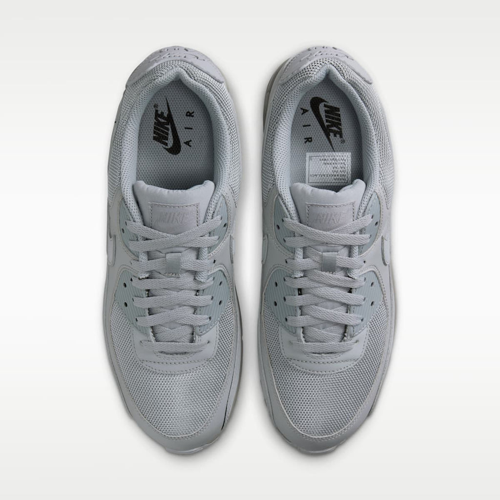 Nike Air Max 90 Men's Shoes - Wolf Grey/Black/White/Black - Image 4