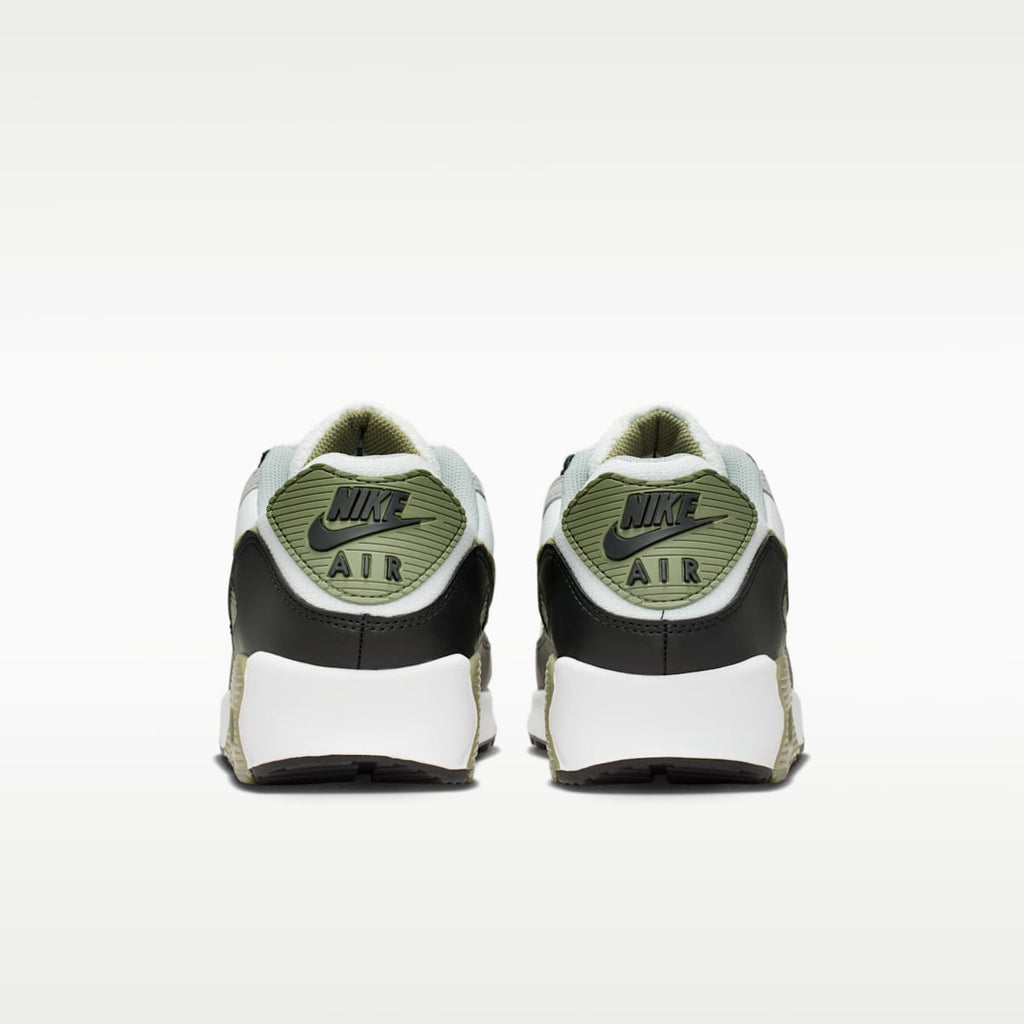Nike Air Max 90 Men's Shoes - Summit White/Light Pumice/Black/Silver Sage - Image 6
