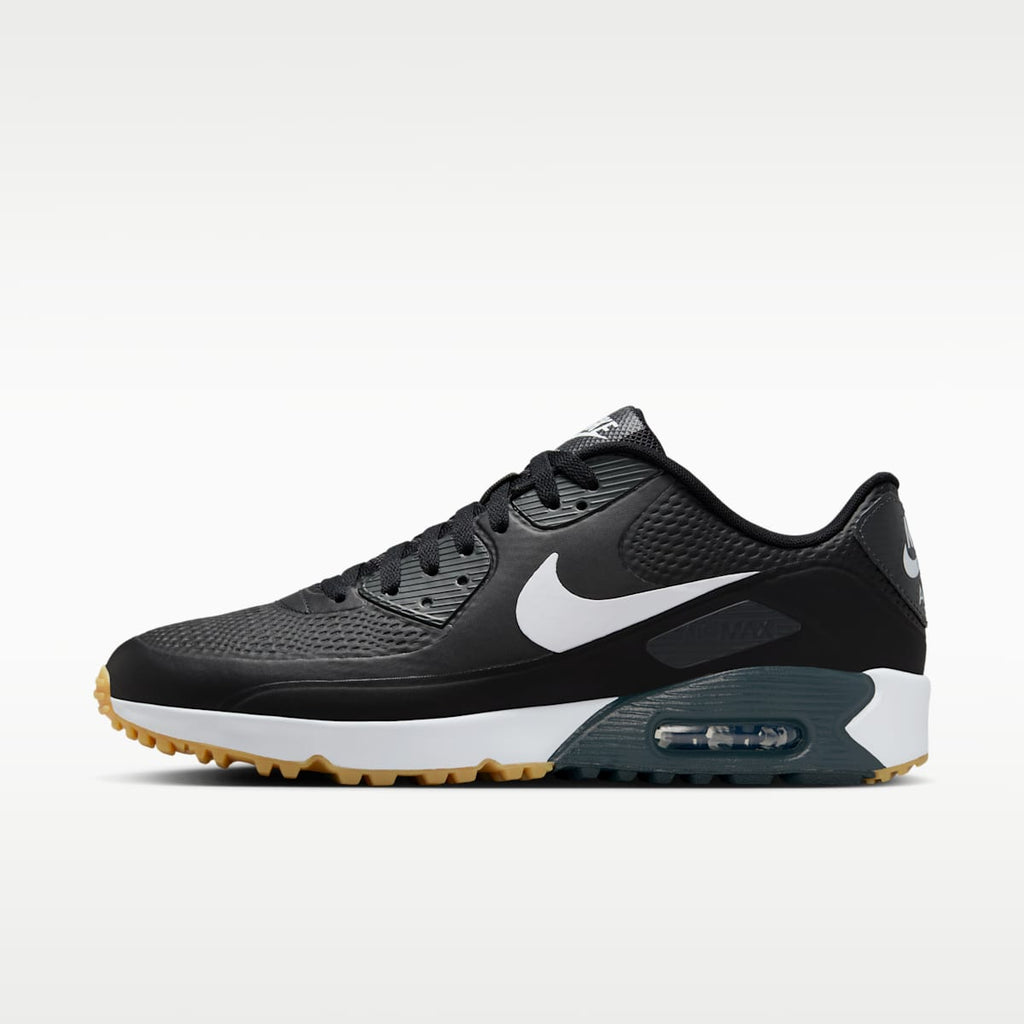 Women's Nike Air Max 90 G Golf Shoes - Black/White