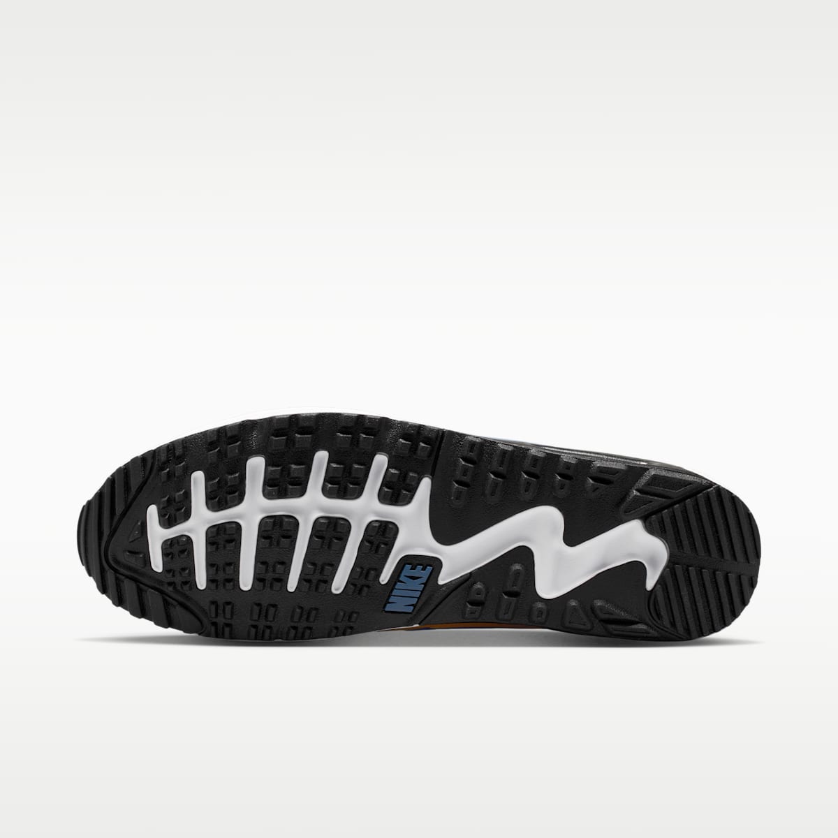 Nike Air Max 90 G Golf Shoes - White/Linen/Game Royal - Image 2