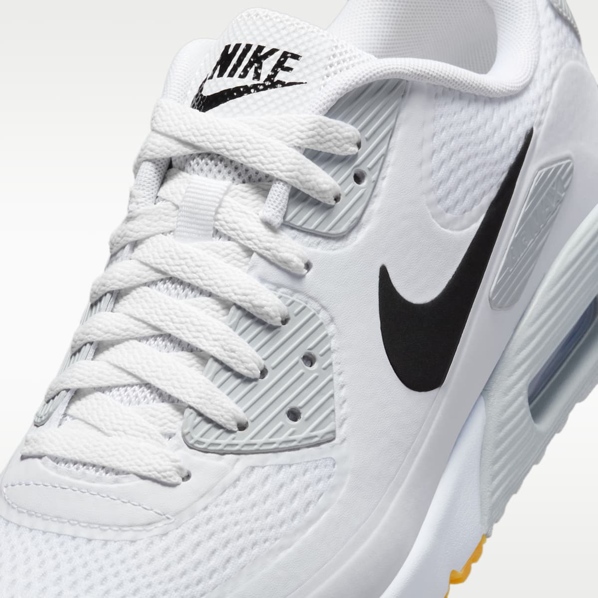 Women's Nike Air Max 90 G Golf Shoes - White/Black