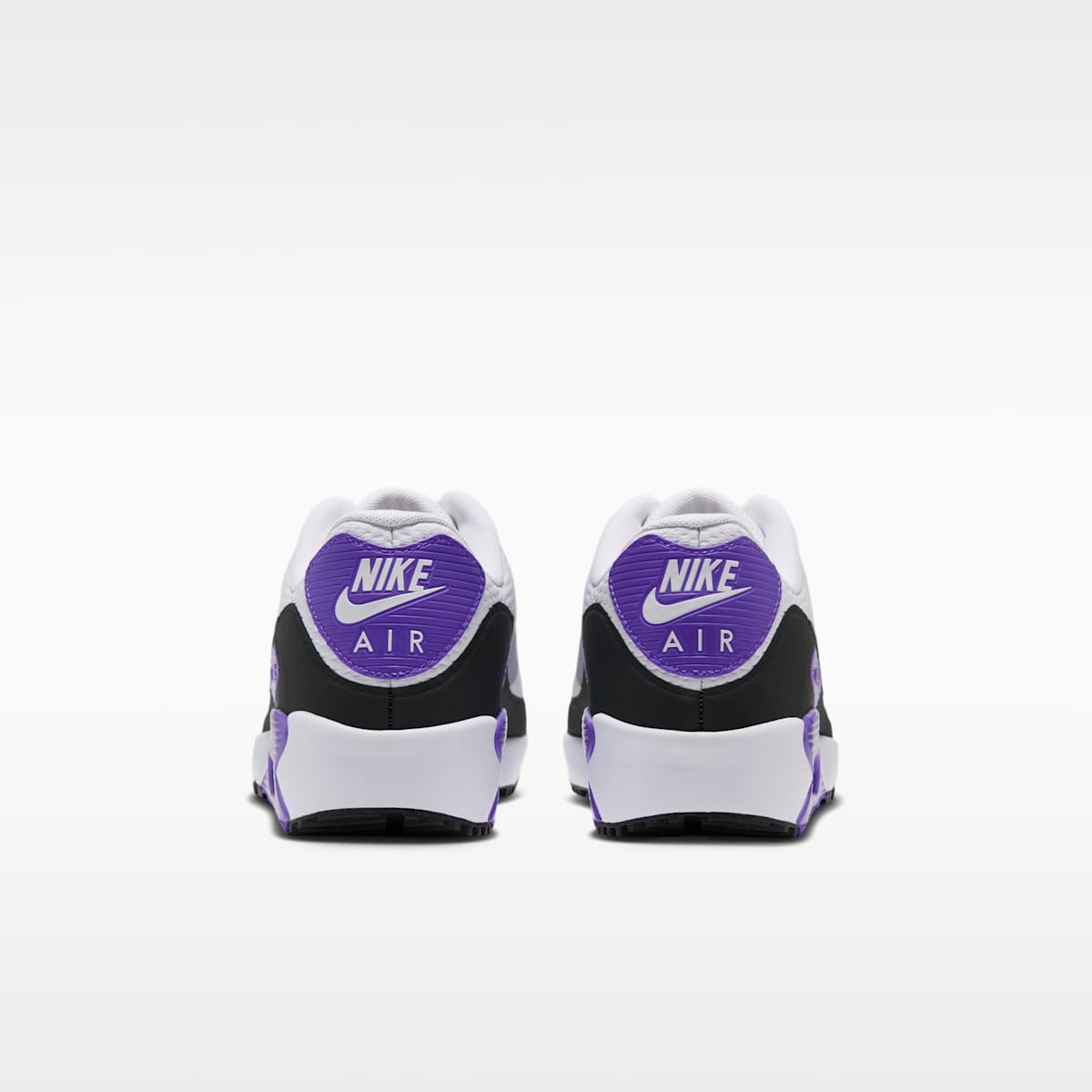 Nike Air Max 90 G Golf Shoes - White/Action Grape/Dark Smoke Grey/Wolf Grey - Image 6