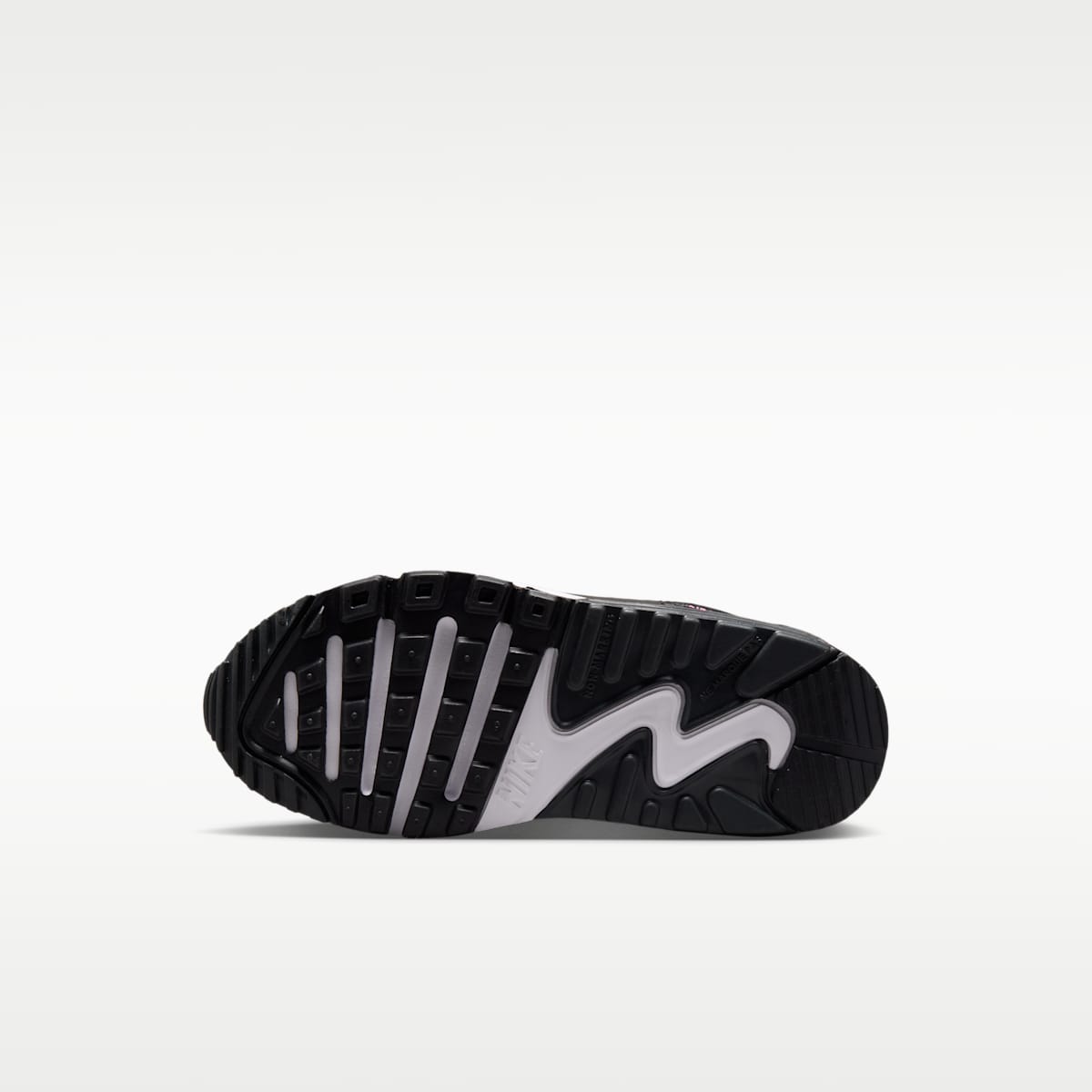 Nike Air Max 90 Little Kids' Shoes - White/Black/Anthracite/Playful Pink