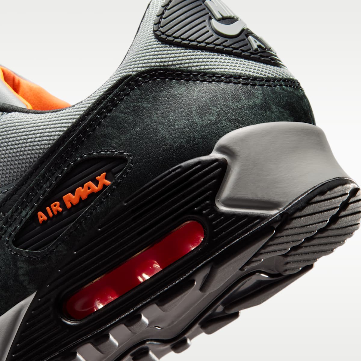 Nike Air Max 90 Premium Men's Shoes - Multi-Color/Multi-Color/Hyper Crimson/Black - Image 8