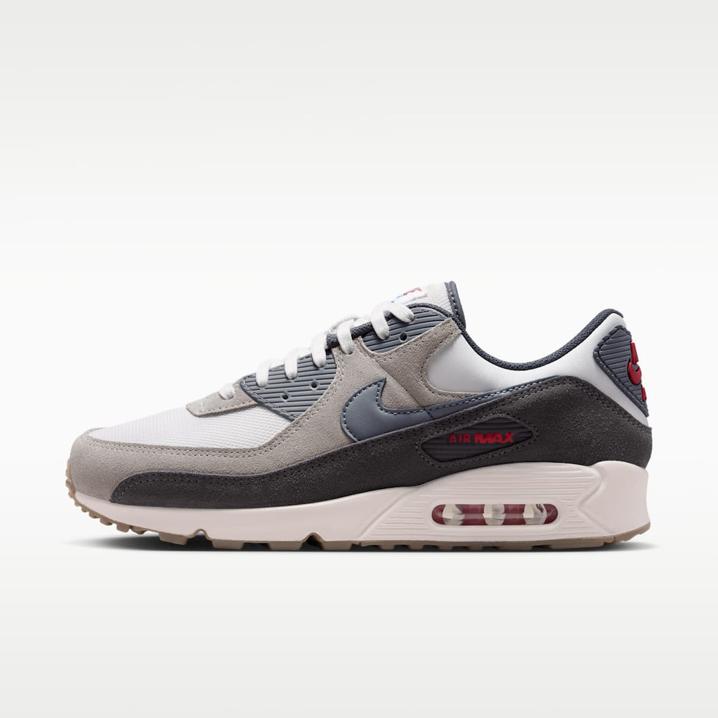 Nike Air Max 90 Premium Men's Shoes - Summit White/College Grey/Anthracite/Particle Grey - Image 1