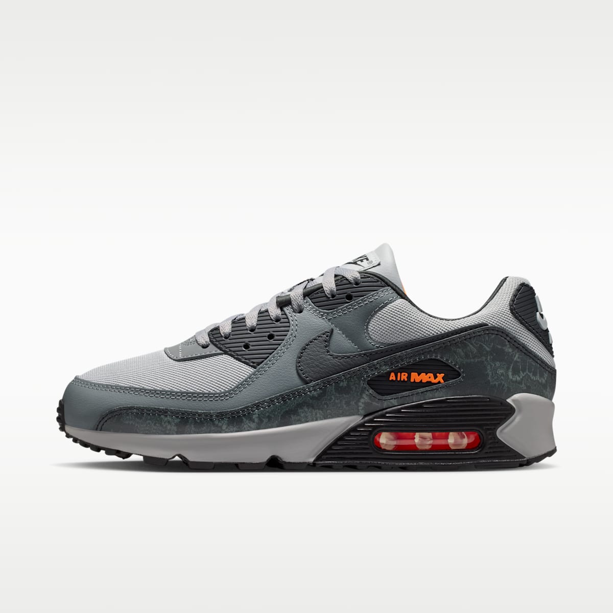 Nike Air Max 90 Premium Men's Shoes - Multi-Color/Multi-Color/Hyper Crimson/Black - Image 1