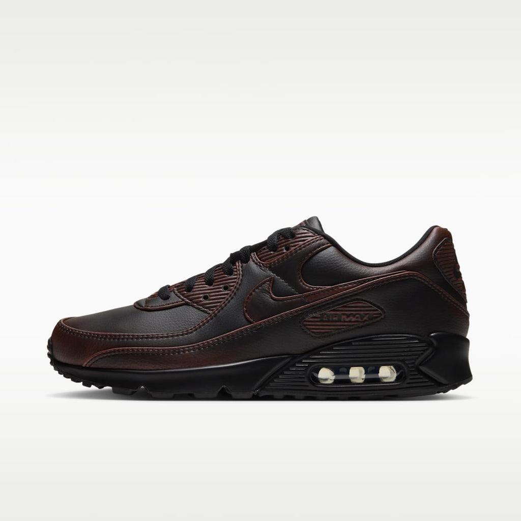 Nike Air Max 90 Premium Men's Shoes - Black/Cinnamon/Black - Image 1
