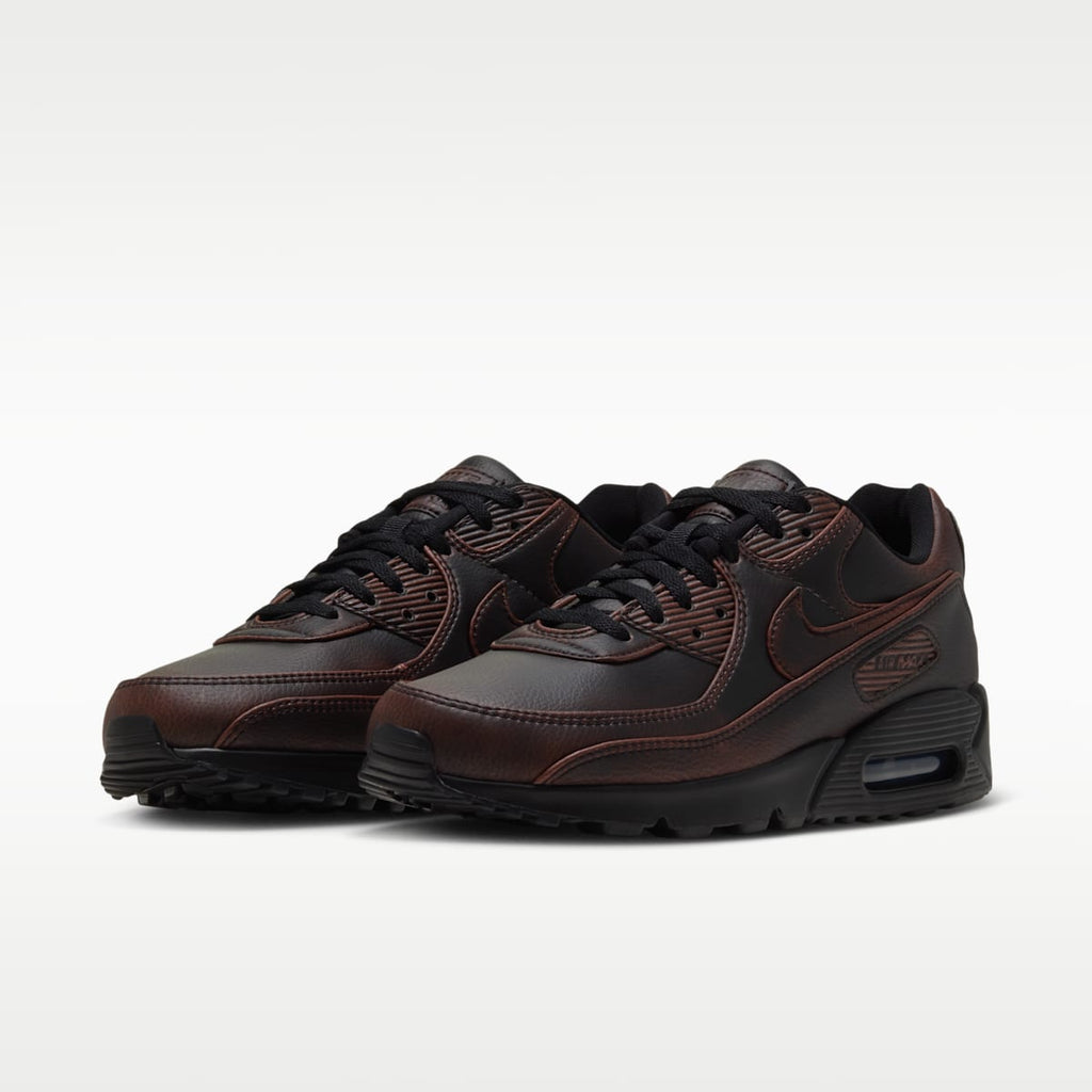 Nike Air Max 90 Premium Men's Shoes - Black/Cinnamon/Black - Image 5