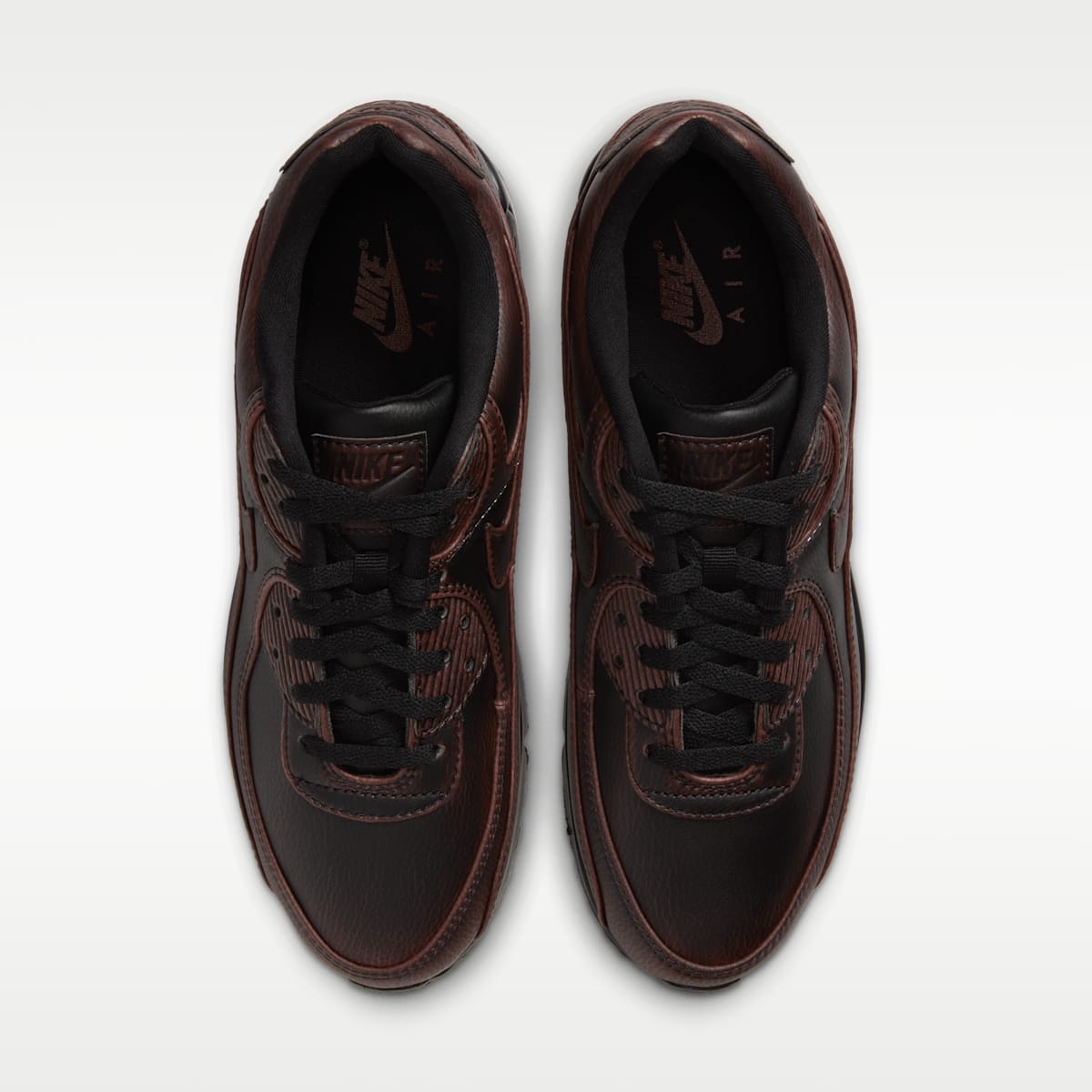 Nike Air Max 90 Premium Men's Shoes - Black/Cinnamon/Black - Image 4