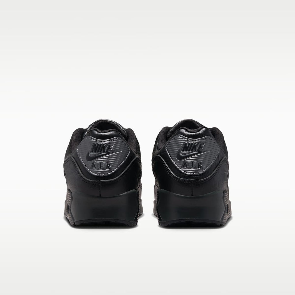 Nike Air Max 90 Premium Men's Shoes - Black/Anthracite/Metallic Dark Grey - Image 6