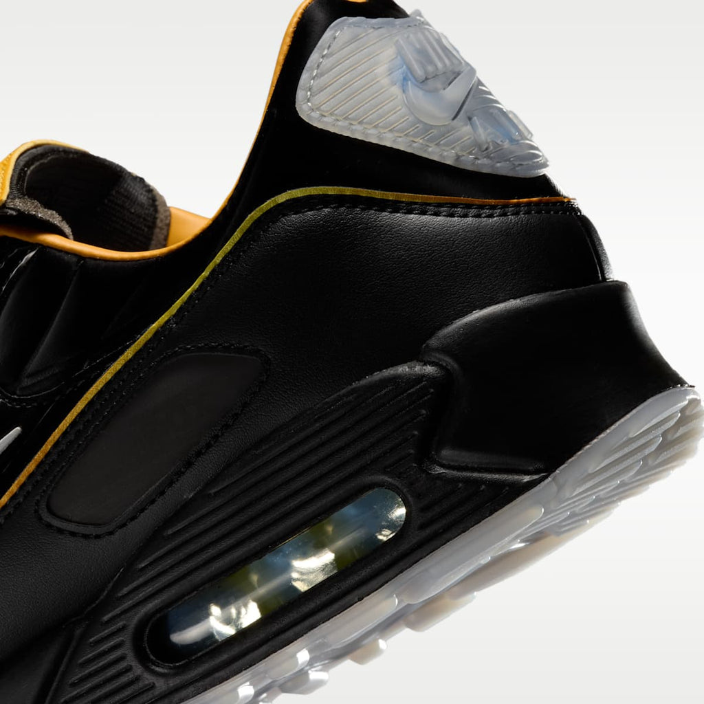 Nike Air Max 90 "Mercurial" Men's Shoes - Black/Gold Leaf/Pear/White - Image 8