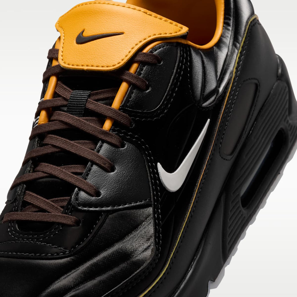 Nike Air Max 90 "Mercurial" Men's Shoes - Black/Gold Leaf/Pear/White - Image 7