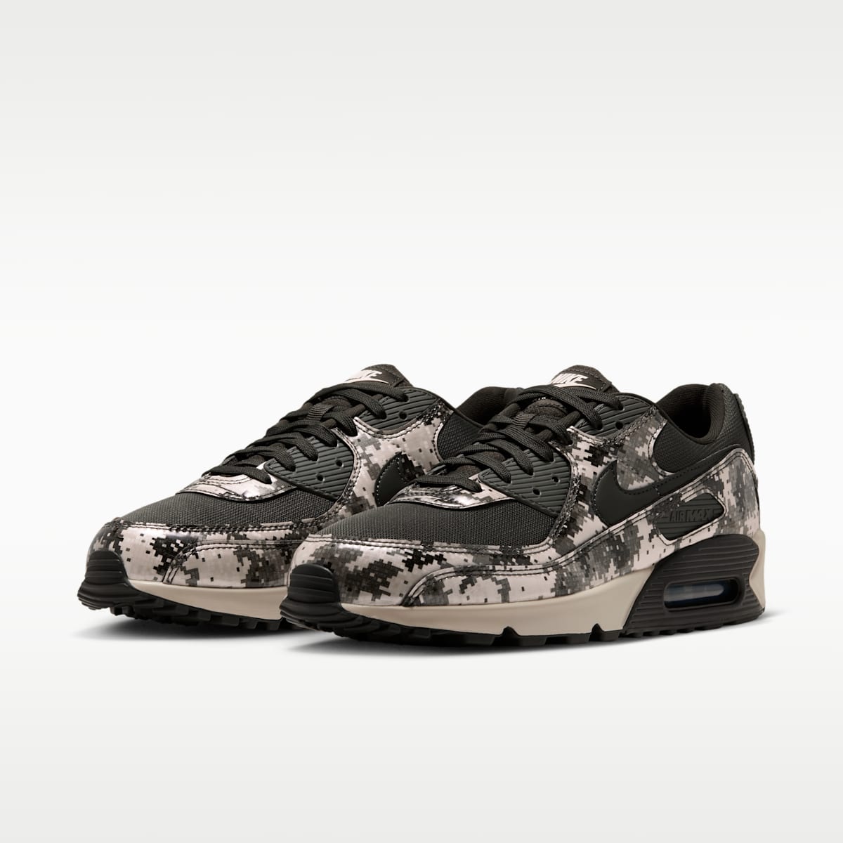 Nike Air Max 90 SE Camo Men's Shoes - Sequoia/Light Orewood Brown/Rough Green/Sequoia - Image 5