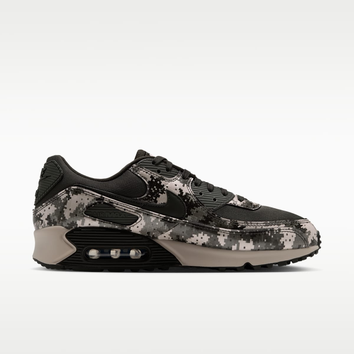 Nike Air Max 90 SE Camo Men's Shoes - Sequoia/Light Orewood Brown/Rough Green/Sequoia - Image 3