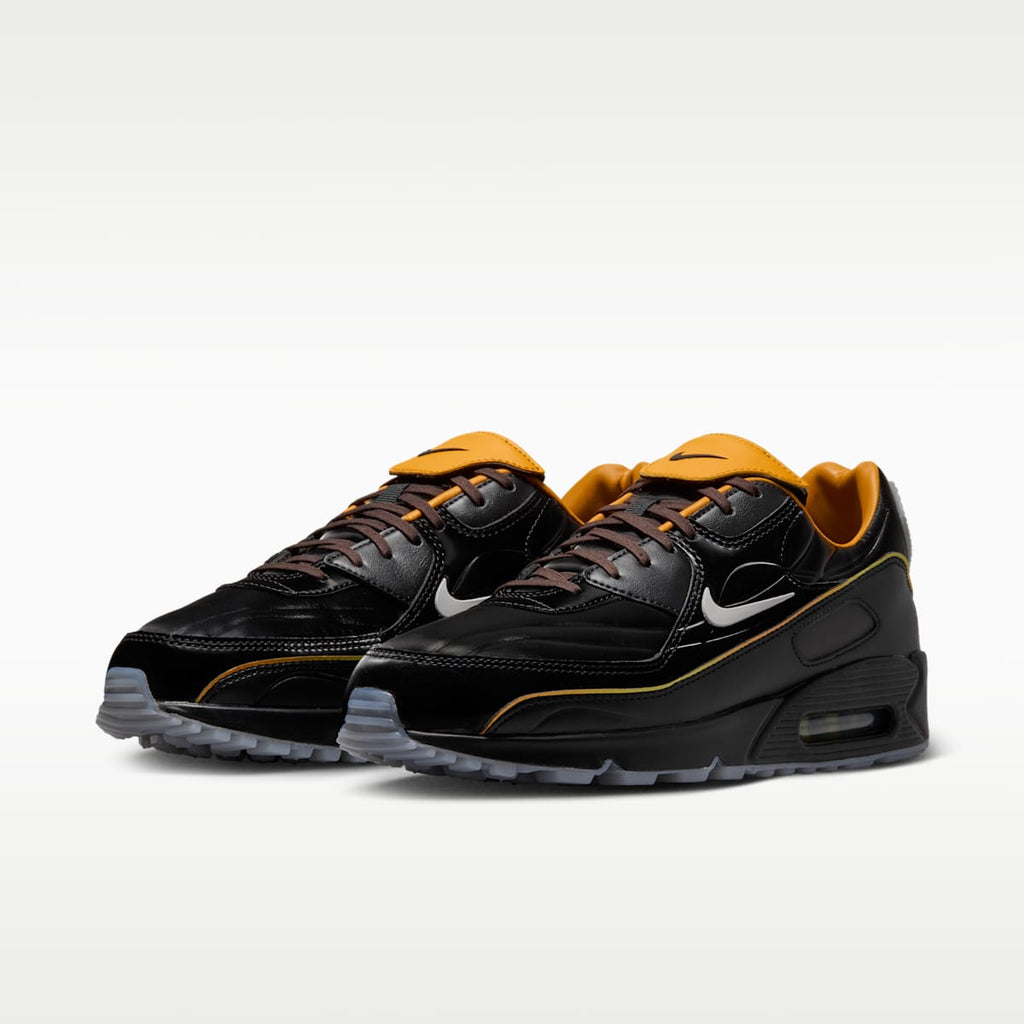 Nike Air Max 90 "Mercurial" Men's Shoes - Black/Gold Leaf/Pear/White - Image 5